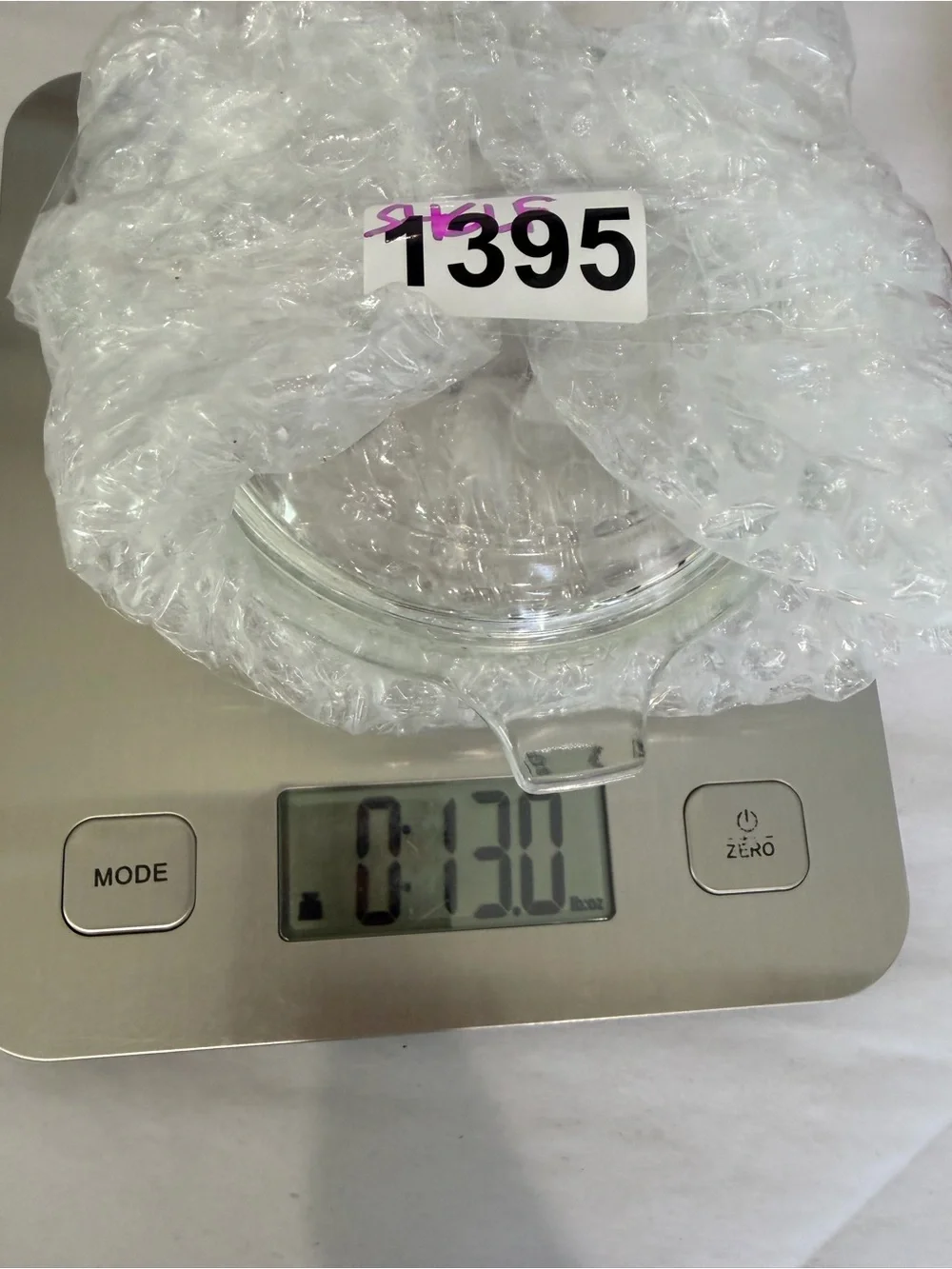 Pyrex Clear Glass casserole 10” Round Baking Dish With Lid